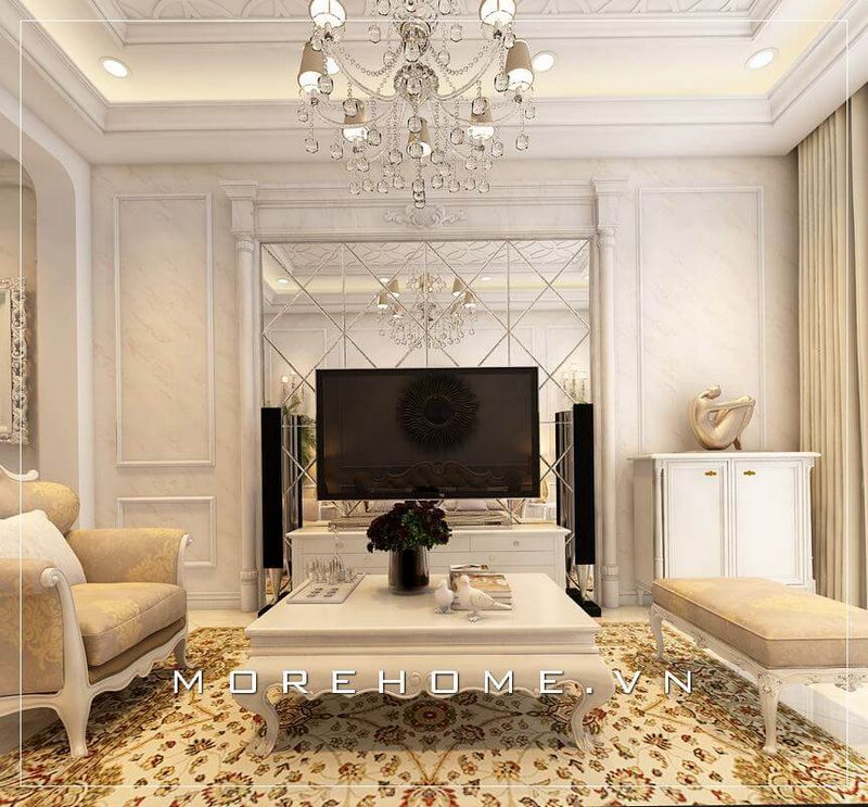 Gương trang trí phòng khách đẹp, độc lạ và ấn tượng